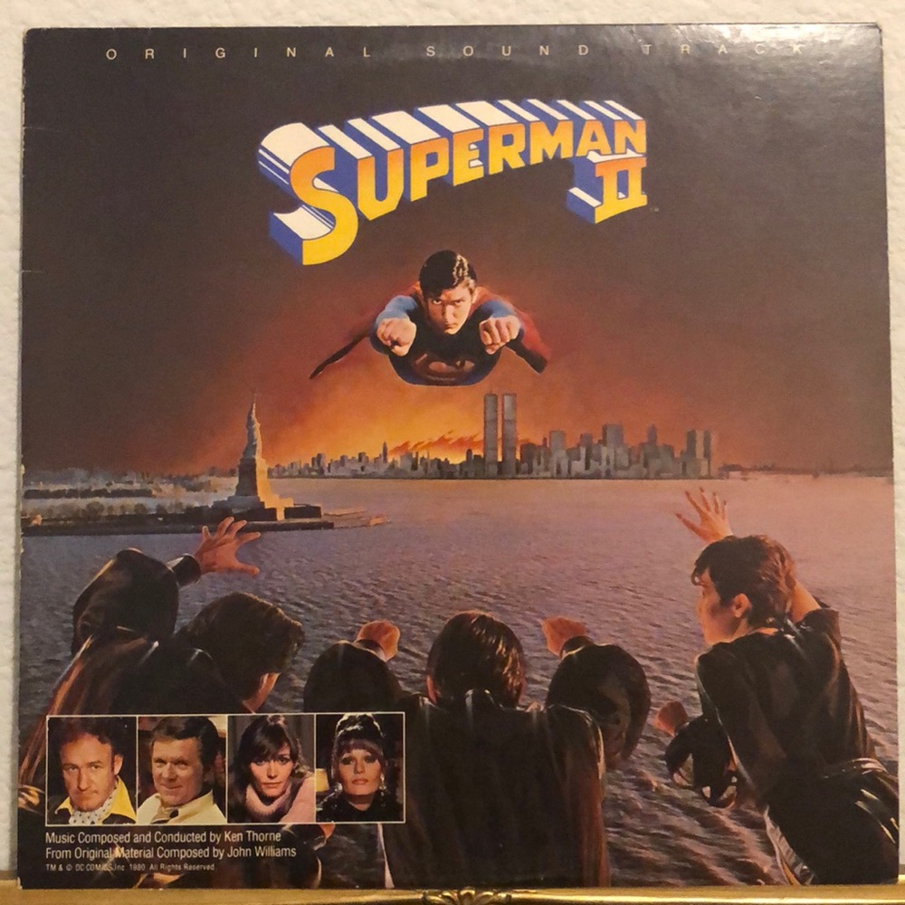 Kem Thorne Superman II Original Soundtrack Vinyl Lp Record Album '80